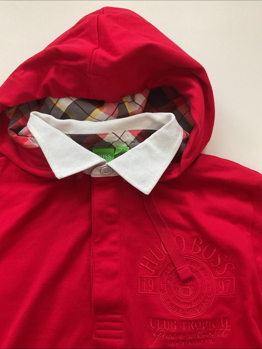 Hugo Boss Collared Hoodie - Picture 3 of 12
